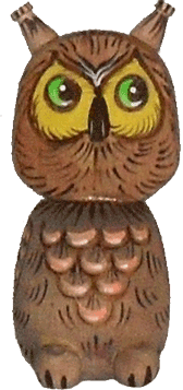 деревянная поделка - сова