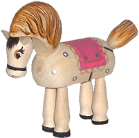 деревянная поделка - лошадка